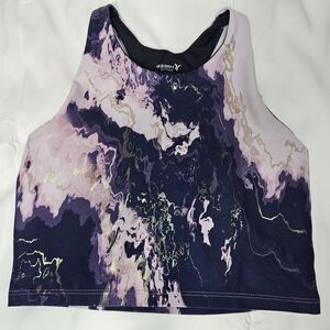 Old Navy Active Powersoft Youth L (10-12) Longline Sports Bra Crop Top